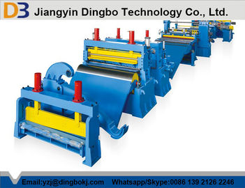 Capacity 100KW Semiautomatic Steel Slitting Line Machine with Hydraulic Tension Station
